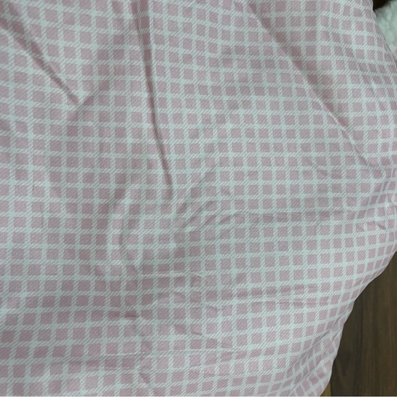 Vintage Quiltex Toddler Girl Pink White Check Snowsuit Coat Overalls Size 18 mo - Picture 13 of 14